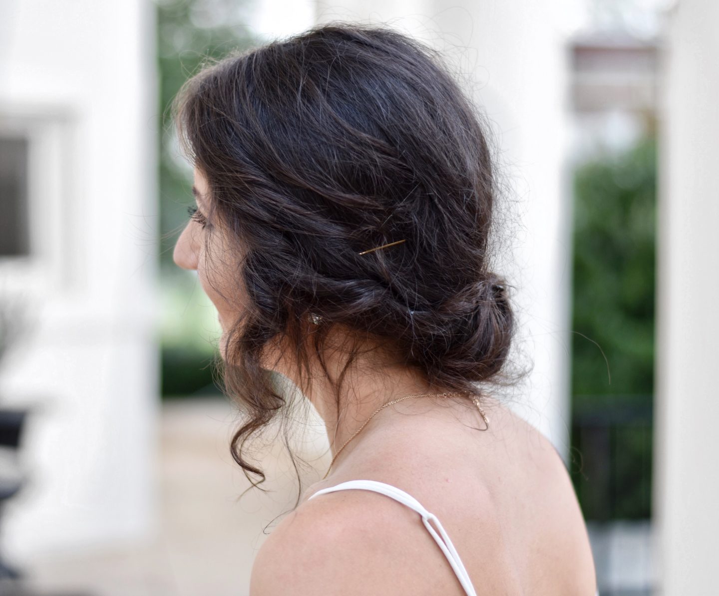 Easy and glamorous updo