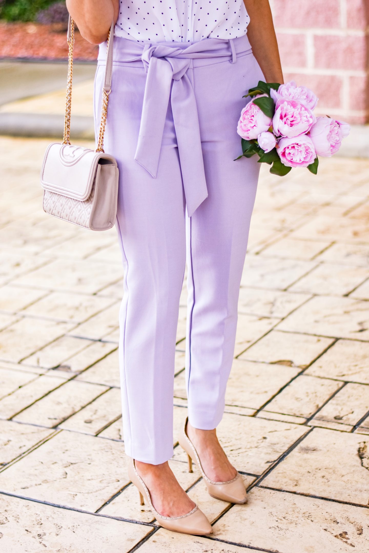 Fifteen Minutes to Flawless x LOFT Tie Waist Pants